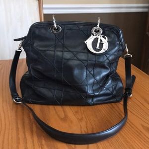 Christian Dior cannage quilted leather Granville